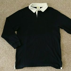 Crazy8 boys long sleeve polo shirt navy XL